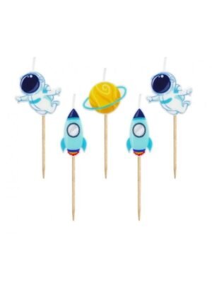 Dortové Svíčky Vesmír - 5 ks