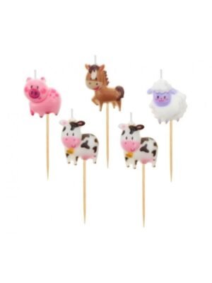 Dortové Svíčky Farma - 5 ks