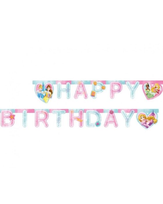Banner 'Princess Live Your Story - Happy Birthday