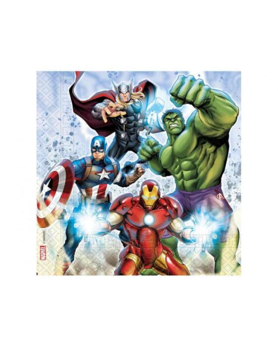 Papírové Ubrousky Avengers Infinity Stones - 20 ks