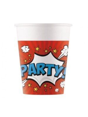 Papírové Kelímky Boom Party, 200 ml, 8 ks
