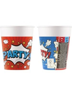 papirove kelimky superhero party