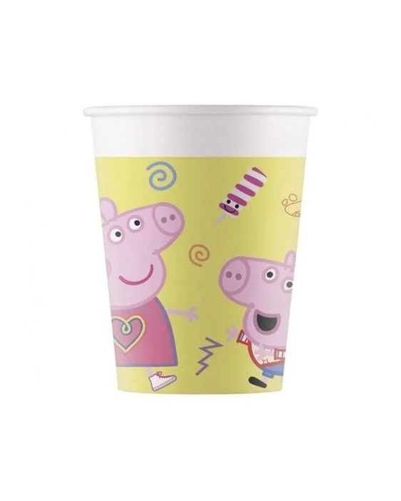 Papírové Kelímky, Peppa Pig (Hasbro), 200 ml, 8 ks