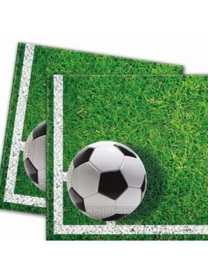 Papírové Ubrousky Fotbalová Party - 20 ks