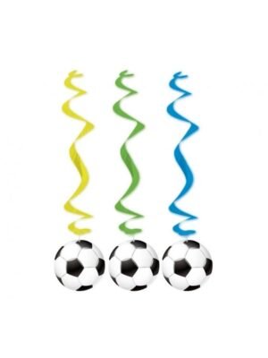 Závěsné Dekorace Fotbal, 3 ks