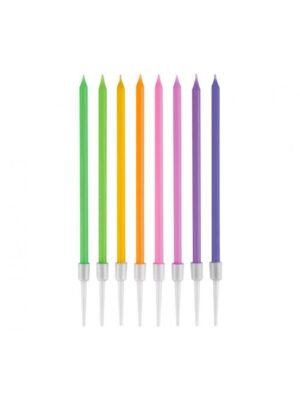 Svíčky v Pastelových Barvách, 11.5 cm, 8 ks