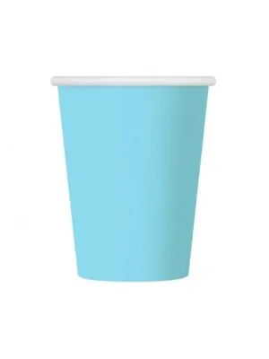 Papírové Kelímky Světle Modré, 250 ml, 6 ks