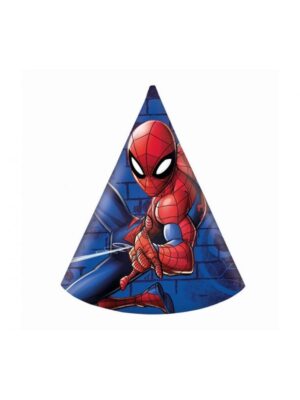 Papírové čepičky Spiderman, 6 ks