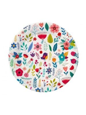 Papírové talíře Letní kolekce - Have fun (tmavé), 18 cm, 6 ks