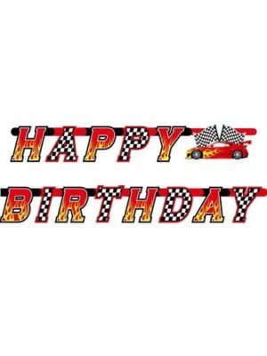 Papírová Girlanda 'Car Race', 220 cm