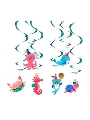 Závěsné Dekorace Podmořský Svět, 6 ks