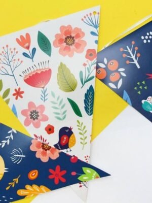 letni papirova girlanda