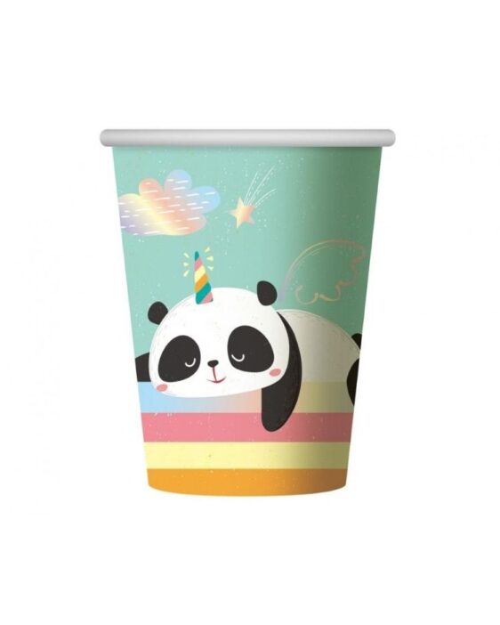 Papírové Kelímky Dreamy Panda, 266 ml, 6 ks