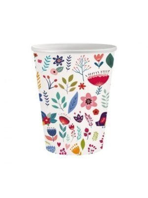 Papírové Kelímky Letní Kolekce - Have Fun (světlé), 250 ml, 6 ks