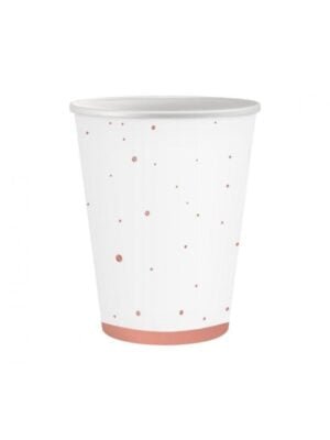 Papírové Kelímky Celebrate (růžové zlato), 250 ml, 6 ks