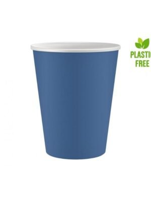 Papírové Kelímky, Tmavě Modré, 250 ml, 6 ks
