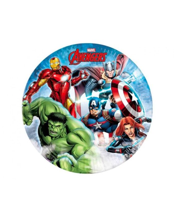 Papírové talíře Avengers Infinity Stones, 23 cm, 8 ks (1)