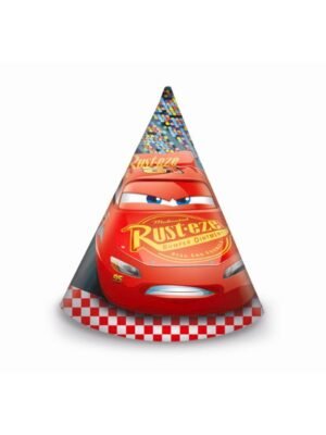 Papírové čepičky Auta 3, 6 ks