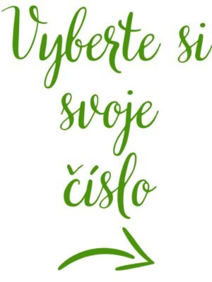 balonek cislo satenove zelene