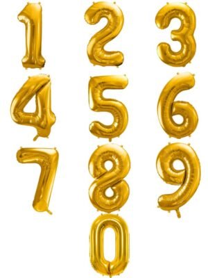 balonek cislo zlaty