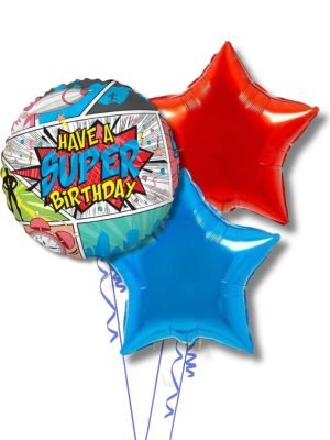 Sada Balónků Superhrdinové Narozeniny