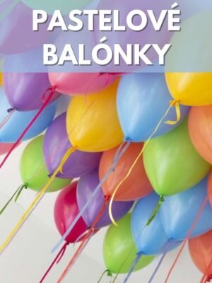 Pastelové balónky 30 cm