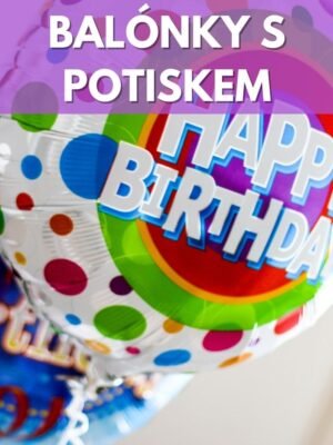 Balónky s potiskem