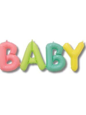 balonkovy napis Baby