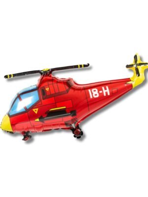 Supershape balónek Červený Vrtulník