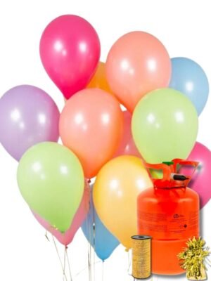 Helium a Balónky - Party Set Duha