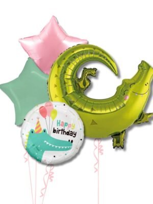 set balonku Narozeninový Krokodýl