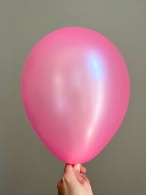 Balónek neonový růžový 025