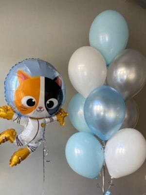 Balónkový Set Kočičí Astronaut