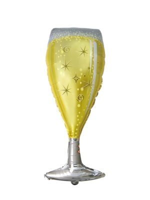 Fóliový balónek sklenice sektu 45x99 cm