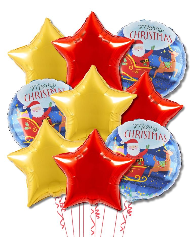 Balónkový set Vánoční Saně