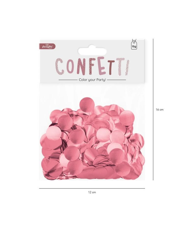 Fóliové konfety růžové zlato – 15 g - Obrázek 2
