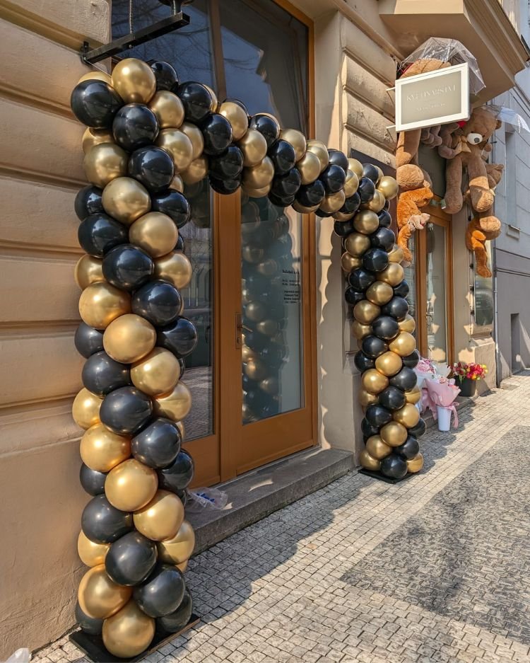 balonkova brana k otevreni prodejny