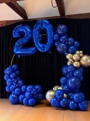 Balónková výzdoba s čísly – narozeniny, výročí nebo firemní akce