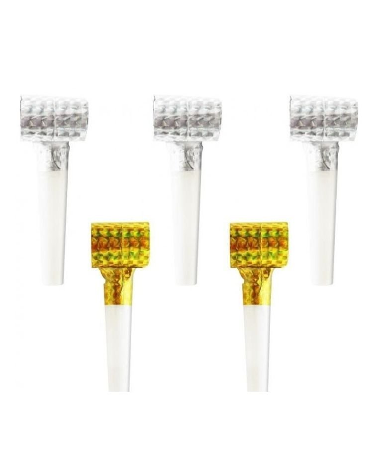 Frkačky Holografické zlato-střibro 5 ks