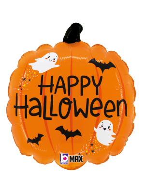 Fóliový balonek Dýně Happy Halloween 46 cm