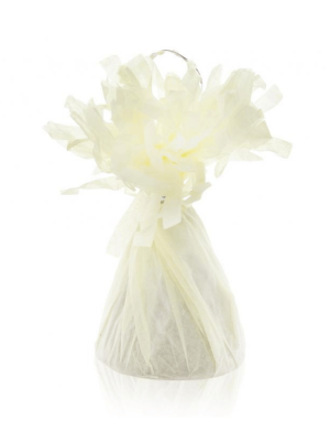 Těžítko na balónky kremové