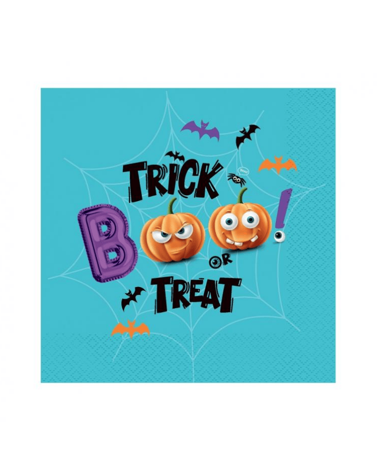 Papírové Ubrousky Boo Halloween -20ks 33x33 cm