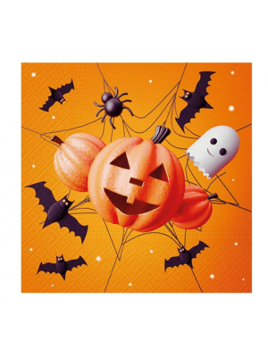 Papírové Ubrousky Halloween -20ks 33x33