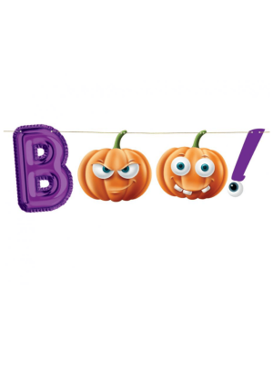 Vlaječková Girlanda Boo Halloween 150 cm