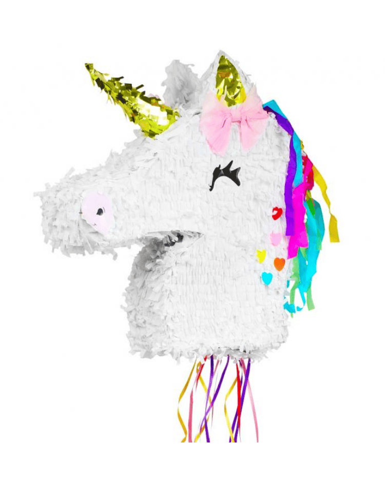 Piňata hlava Jednorožec 40 x 40 x 9 cm