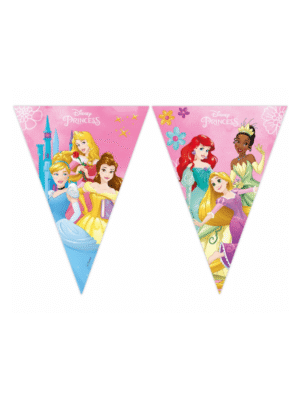 Vlaječková girlanda Disney princess 230 cm