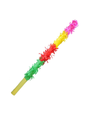 Barevná tyč na rozbijení piňaty 50 cm