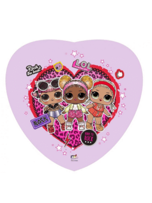 Fóliový balonek LOL Rock srdce 46 cm