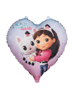Fóliový balonek srdce Gábinin kouzelný domek  45 cm