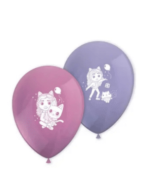 Balonky s potiskem Gábinin kouzelný domek 30 cm - 8 ks